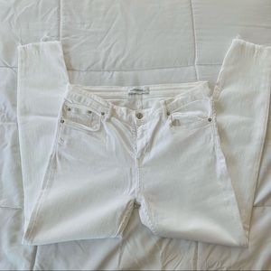 Zara Woman White Skinny Jeans Size 8